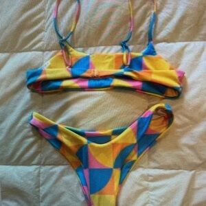 Colorful Geometric Bikini Set